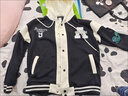 森馬青少年棒球服加絨加厚外套女2025冬季寬松百搭學(xué)生連帽衛衣 黑色 【超柔銀狐絨-重磅】 L 建議【110-130斤左右】 曬單實(shí)拍圖