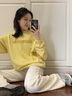 派吉鯊米白色高腰窄版直筒牛仔褲女2025年春新款小個(gè)子加長寬松顯瘦褲子 米白色【版型超好】 春秋款 L 110-120斤 曬單實(shí)拍圖