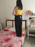 回力寬松闊腿褲女2025新款秋季百搭高腰顯瘦休閑褲大碼胖mm窄版直筒褲 曬單實(shí)拍圖