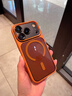 金恒適用蘋(píng)果17promax手機殼新款金屬鏡頭全包防摔保護套iphone17pro超薄半透輕奢高級感男air簡(jiǎn)約女款 【橙色-磁吸】金屬鏡頭-自帶拍照按鍵 iPhone 17 Pro Max 曬單實(shí)拍圖