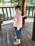 巴拉巴拉【商場(chǎng)同款】?jì)和瘒砟型徊鎳碜采Ｅ瘯r(shí)尚戶(hù)外 粉紅60001 110cm 曬單實(shí)拍圖