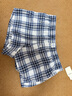 HOLLISTER25秋新款法蘭絨翻腰LOGO睡褲可外穿短褲女裝346-5069 海軍藍格紋 S (165/68A)標準版 曬單實(shí)拍圖