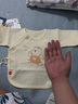童泰新生兒半背衣嬰兒衣服純棉四季0-3月寶寶上衣滿月服2件裝 黃色 52 曬單實拍圖