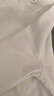 十如仕t恤男薄款衛衣輕衛衣純色打底衫修身上衣透氣保暖體恤 T24-02 米白色 M 曬單實(shí)拍圖