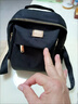 酷奇袋鼠女神節年新款雙肩包女小巧型兩用牛津布休閑迷你小背包 黑色-單包 曬單實(shí)拍圖