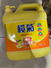 欖菊洗潔精大桶5kg 菊之語(yǔ)檸檬去油果蔬清洗劑餐具食品用級別洗滌靈 曬單實(shí)拍圖