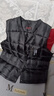 【內膽馬甲】秋冬中老年棉馬甲男士大碼背心加厚保暖坎肩棉衣馬褂 黑色字母馬甲 4XL 曬單實(shí)拍圖