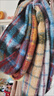 廣月藍新款馬海毛加厚圍巾時(shí)尚加厚保暖彩色格子圍巾女韓版學(xué)生情侶軟糯 主圖色 40*230 曬單實(shí)拍圖