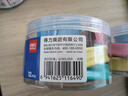 得力（deli）【超級爆款】60只15mm彩色長(cháng)尾夾票夾 6#小號金屬燕尾夾票據文件夾辦公 60只/筒 8556ES 曬單實(shí)拍圖