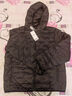 雪中飛連帽羽絨服女90絨0感輕薄高蓬松純色冬季保暖羽絨外套 黑色3XL 曬單實(shí)拍圖