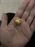 中國黃金（CHINA GOLD）黃金平安鎖項鏈足金吊墜金鎖男女款長(cháng)命鎖七夕禮物送嬰兒寶寶老婆 平安鎖吊墜【紅繩】約1.5g 曬單實(shí)拍圖