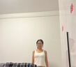 優(yōu)衣庫女裝AIRism棉混紡Bra背心/加杯背心涼感羅紋帶胸墊477762 477762/00白色 M /160/90 曬單實拍圖