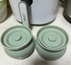 瓦罐煨湯燉盅家用商用隔水燉一人蒸蛋帶蓋燉罐沙縣小吃陶瓷煲湯罐 【青色】單個(gè)裝 500ml 曬單實(shí)拍圖