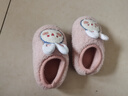 豬爸爸寶寶棉鞋秋冬男寶2024新款包跟防滑室內家居女童嬰幼兒棉鞋粉16 曬單實(shí)拍圖