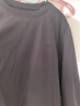 蕉下（beneunder）長(cháng)袖T恤男士衛衣氣絨服保暖打底衫圓領(lǐng)寬松舒適CL010漫暮黑L 曬單實(shí)拍圖