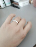 足銀9999貓眼戒指純銀開(kāi)口可調整指環(huán)女輕奢高級感精致送女友禮物 足銀貓眼開(kāi)口戒指證書(shū)+禮盒包裝 曬單實(shí)拍圖