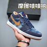AJNIKERAIR NIKE莆田純原aj1AJ1大黃蜂黑紫腳趾男女低幫百搭潮流情侶NIKE 牛仔藍_高版本摩擦有聲NIKE 39 曬單實(shí)拍圖