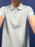 樂(lè )卡克（Le coq sportif）法國公雞2025年夏季新品男款三色短袖polo 粉藍色 2XL 曬單實(shí)拍圖