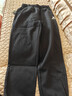 特步童裝兒童冬季加絨運動(dòng)束口褲柔軟耐磨保暖長(cháng)褲 丹青黑 150 曬單實(shí)拍圖
