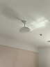 美的（Midea）風扇燈餐廳吊扇燈led臥室燈隱形扇葉遙控三防燈具熟睡風包安裝 曬單實拍圖