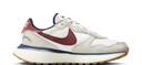耐克女子緩震華夫鞋冬季厚底鞋運動鞋NIKE PHOENIX WAFFLE FZ3600 072淺骨色/隊紅/帆白/深藏青 38 曬單實拍圖