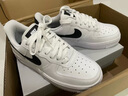 耐克空軍一號男子輕便平底運動(dòng)鞋冬板鞋NIKE AIR FORCE 1 FQ4296 101白/黑/白 41 曬單實(shí)拍圖