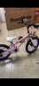 優(yōu)貝（RoyalBaby）兒童自行車(chē)5-9歲男女學(xué)生通勤鎂合金單車(chē)月亮系列 宇航員18寸粉色 曬單實(shí)拍圖