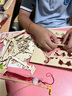 宮薰中秋節燈籠diy手工制作材料兒童兔子花燈原木幼兒園宮燈 木質(zhì)宮燈 曬單實(shí)拍圖
