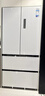 美的（Midea）真香系列M60雙系統508法式多門(mén)四門(mén)家用冰箱超薄平嵌雙循環(huán)大容量底部散熱BCD-508WUFPZM(E)星塵白 曬單實(shí)拍圖