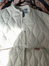 朦朧杏300斤胖妹妹加肥加大碼女裝棉服秋冬寬松顯瘦菱形格休閑小棉外套 黑色 XL 120-140斤 曬單實(shí)拍圖
