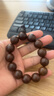 月印百川 老料金絲檀佛珠手串高密度檀香木珠手鏈約18mm 曬單實(shí)拍圖