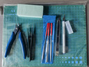 模型工具高達拼裝工具套裝水口鉗銼刀鑷子刻刀美工刀模型制作工具 高手基礎款（高達工具） 曬單實(shí)拍圖