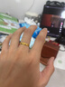 周生生黃金戒指 足金素圈活口戒男女情侶禮物 可作對戒09141R 計價(jià)4.3克 曬單實(shí)拍圖