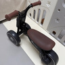 看寶貝（lookbaby）兒童平衡車(chē)1-3歲平衡車(chē)兒童滑步車(chē)兒童車(chē)周歲禮物寶寶平衡車(chē) 騎士黑|碳鋼車(chē)架+背包 曬單實(shí)拍圖