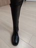 森達騎士靴女2025冬季新款商場(chǎng)同款潮流高級牛皮長(cháng)筒過(guò)膝靴4EU80DC5 黑色單里 38 曬單實(shí)拍圖
