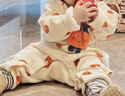 babylove嬰兒連體衣春秋季男女寶寶哈衣爬服超萌可愛(ài)外出衣衣服 好柿發(fā)生 90cm 曬單實(shí)拍圖