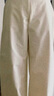 優(yōu)衣庫女裝針織廓形長(cháng)褲/休閑褲彎刀鐮刀褲子483722 483722/01乳白色 M 曬單實(shí)拍圖