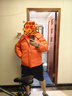太平鳥(niǎo)男裝 【高充絨量】橙色羽絨服潮流連帽面包服B1ACD4314 橙色1(闊型) XL 曬單實(shí)拍圖