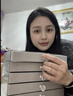 防塵首飾收納盒耳環(huán)飾品耳釘項鏈多分格盒子大容量五抽絨布展示盒 PET五層首飾盒灰色 曬單實(shí)拍圖