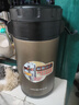 恩爾美（nRMEi）24小時(shí)超長(cháng)保溫飯盒桶316L不銹鋼大容量多層學(xué)生上班族便攜餐盒 【316L+餐具+拎包】金色3層2.8L 曬單實(shí)拍圖
