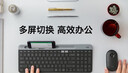 羅技（Logitech）K580無(wú)線(xiàn)藍牙超薄靜音鍵盤(pán) 辦公鍵盤(pán)筆記本電腦手機Mac平板ipad鍵盤(pán)雙模外接鍵盤(pán)薄膜便攜多屏家用 超薄鍵盤(pán)-星空灰 曬單實(shí)拍圖