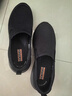 斯凱奇（Skechers）夏季男鞋一腳蹬健步鞋休閑運動(dòng)鞋舒適緩震懶人鞋軟底耐磨爸爸鞋 全黑色/BBK 40 曬單實(shí)拍圖