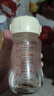 舒嬰防脹氣重力球吸管奶瓶嬰兒ppsu大寶寶喝水學(xué)飲杯寬口徑配件 PPSU300ML重力球配母乳十字孔（7月+ 曬單實(shí)拍圖