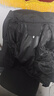 真維斯沖鋒衣夾克男春秋季外套休閑運動防風防水戶外情侶服連帽寬松上衣 黑色 XL （建議120-140斤） 曬單實拍圖