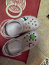 卡駱馳（CROCS）貝雅兒童洞洞鞋男女童戶(hù)外包頭沙灘鞋拖鞋/207013/207012 礦石粉-6TY 31 (190mm) 曬單實(shí)拍圖