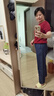 優(yōu)衣庫女裝棉質(zhì)牛仔舒適九分褲/水洗產(chǎn)品休閑時(shí)尚百搭478995 67 海藍色 M /160/68A 曬單實(shí)拍圖