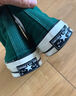 匡威（Converse）官方 1970S巴恩風(fēng)穿搭運動(dòng)帆布鞋叢林綠綠色168508C 綠/168508C 38 曬單實(shí)拍圖