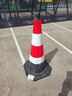 邁諾奇 橡塑道路錐桶圓形反光警示停車(chē)施工路障樁雪糕筒警示牌 曬單實(shí)拍圖
