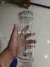 水宜生玻璃杯雙層水杯男泡茶高檔商務(wù)弱堿養生辦公水晶杯透明防燙微保溫 【380ml】Ag+銀離子禮盒裝 曬單實(shí)拍圖