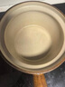 陶瓷耐熱側把鍋大號粗陶小砂鍋耐高溫明火奶鍋兒童輔食鍋煮粥燉湯 大號古銅側把鍋 2L 曬單實(shí)拍圖